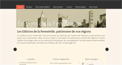 Desktop Screenshot of editions-fenestrelle.com