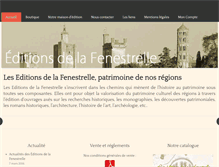 Tablet Screenshot of editions-fenestrelle.com